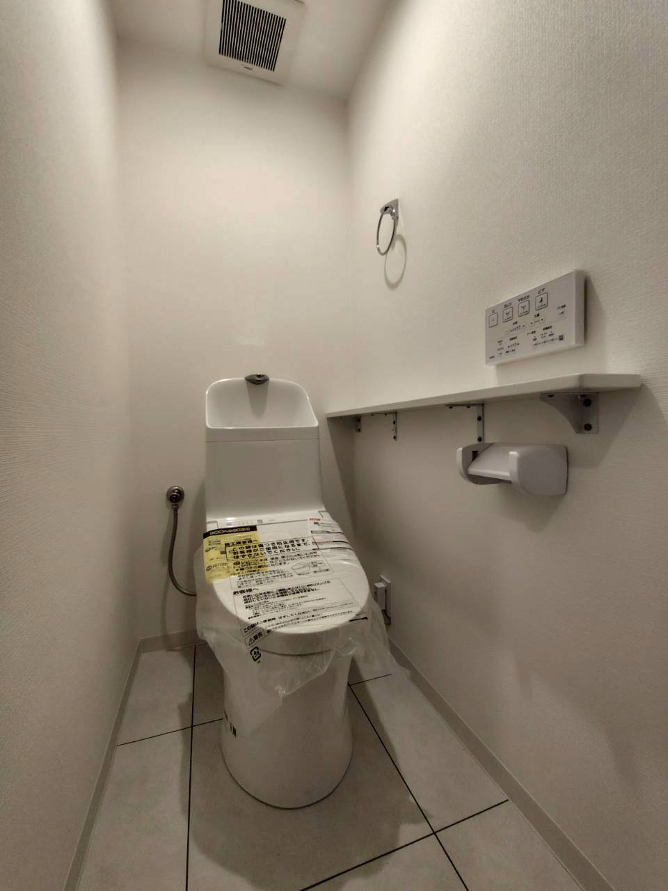 洗浄便座付トイレ新規交換
