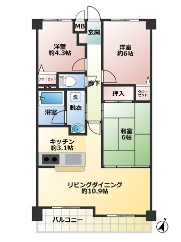 間取り：322000598736