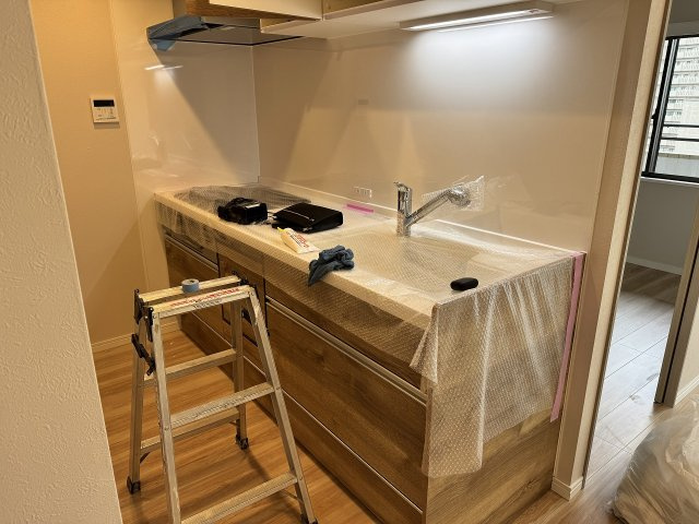 ～新規交換済のシステムキッチン～