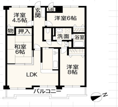 間取り：343000088624