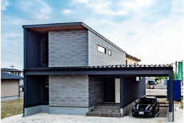 福井市栗森町 モデルハウスの外観