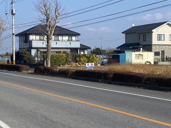 【西沼　土地の外観】