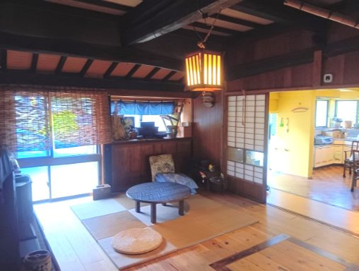 床の木目がきれいです！