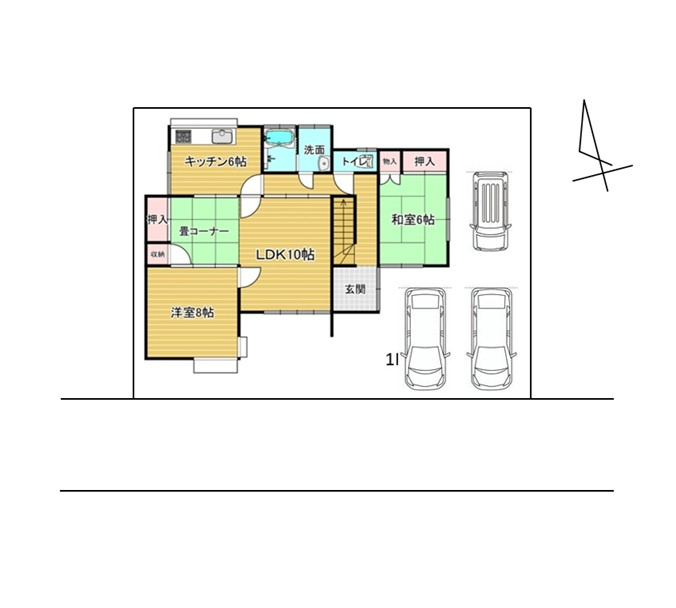 土地面積約59坪。