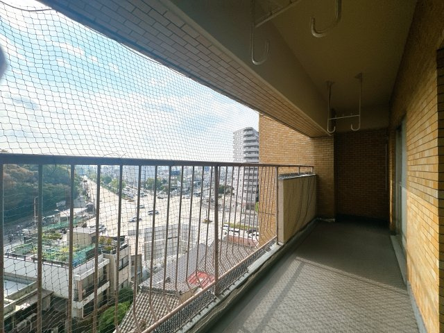 南向きバルコニーです。