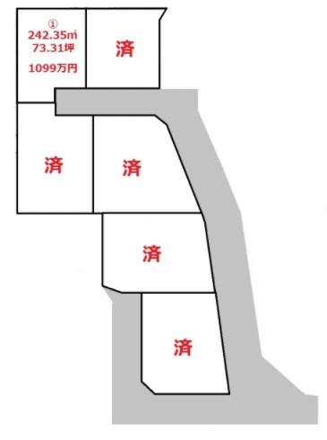 【前橋市江田町売地 ①の間取り】