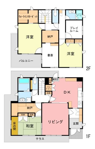各お部屋が広めの間取りです