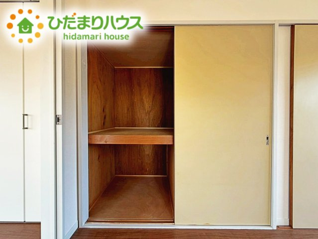 備え付け収納で、スッキリお片付け！