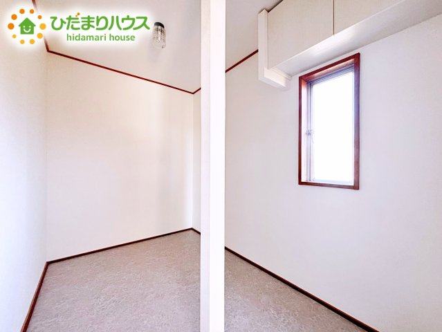 備え付け収納で、スッキリお片付け！