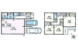 七条通　戸建ての間取り