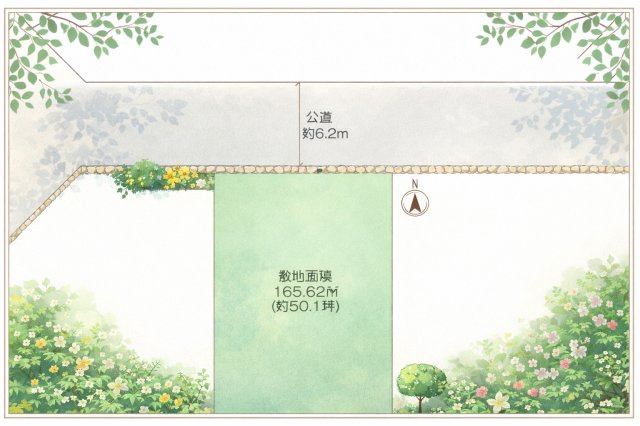 約50坪の整形地