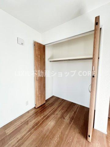 全居室にクローゼットを完備！居室空間をより広く隅々までお使いいただけますね。　