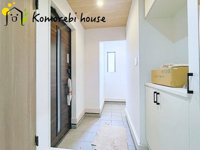 シンプルで使いやすい玄関です