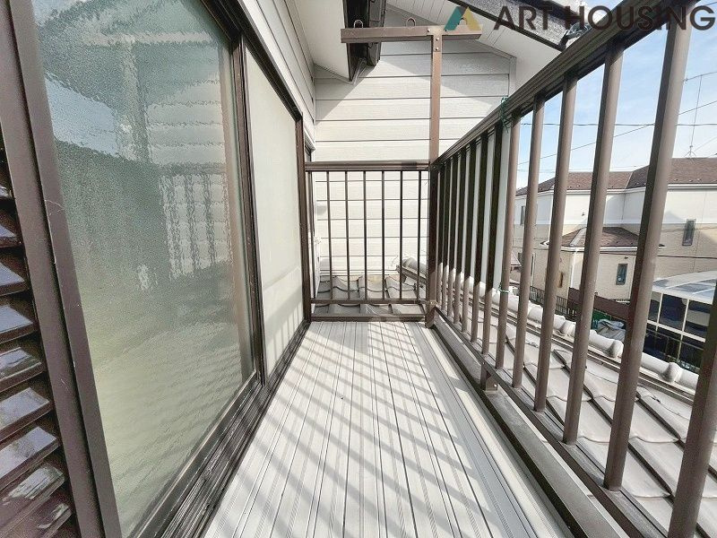 陽当たり良好なバルコニーです