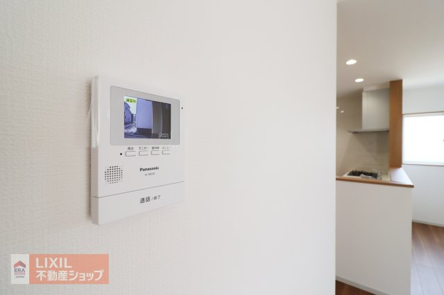 【TVインターホン】現地完成写真。カラーTVインターホン。