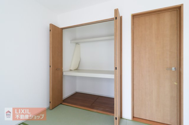 【収納】現地完成写真。しっかり収納がついております！