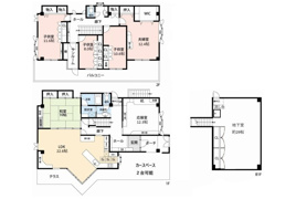 立川市柏町の中古戸建ての間取り