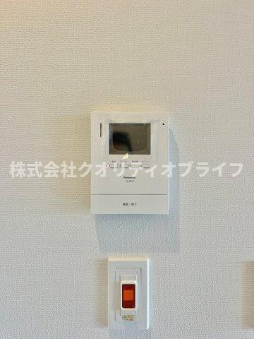 TVモニター付きインターホンで来訪者の顔を確認できます