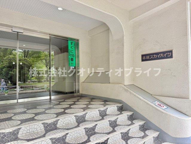 きれいに管理されたエントランス