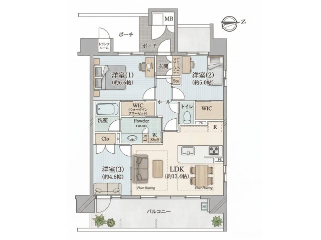 間取り：323000481359