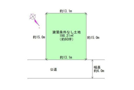 橋本市城山台2丁目 土地の間取り