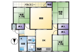 メゾン神足7号棟の間取り