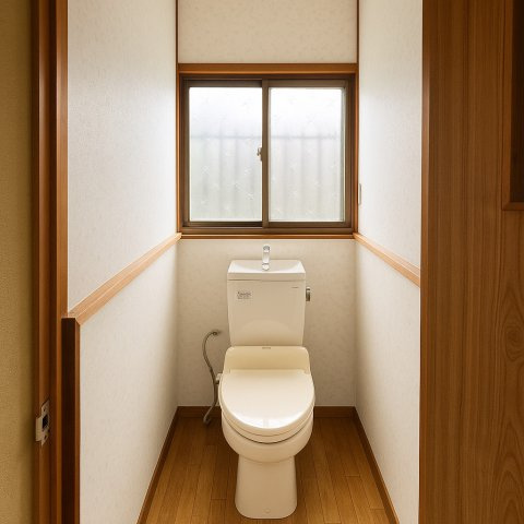 シンプルで使いやすいトイレです