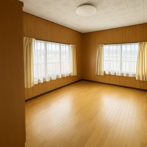 明るい洋室です