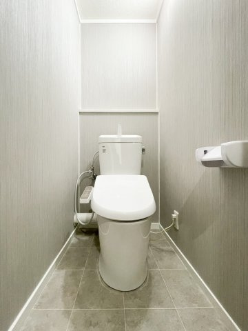 清潔感のあるトイレです。