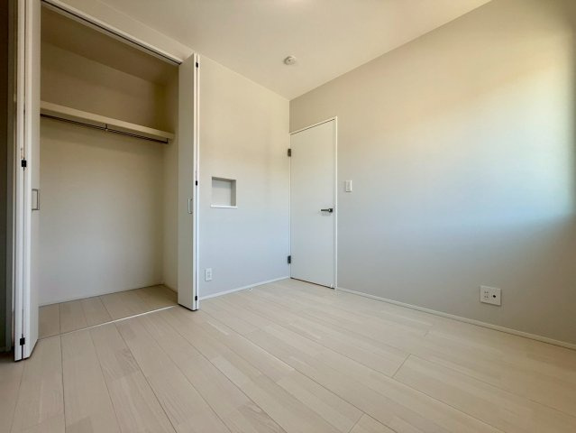 全居室収納付きで、お部屋を広く使える設計