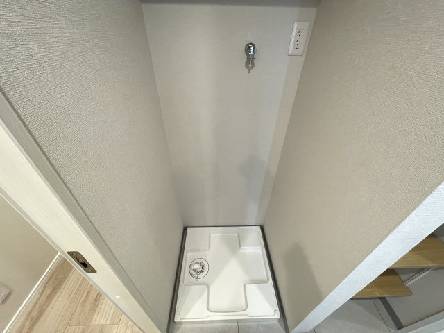 洗濯機置き場です。