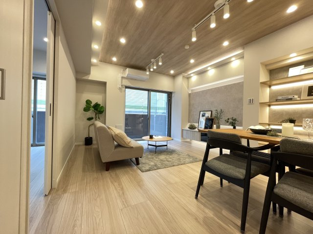 居心地の良いLDKは、家族が自然と集まる空間に。　