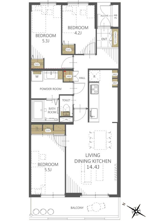 間取り：334000230320