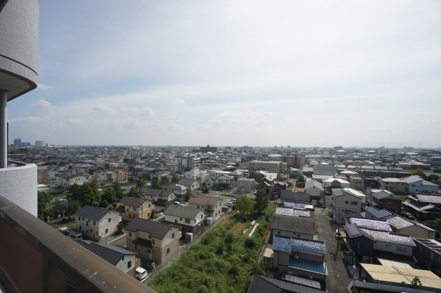 バルコニーからの眺望になります♪瑞穂市内を一望できます♪