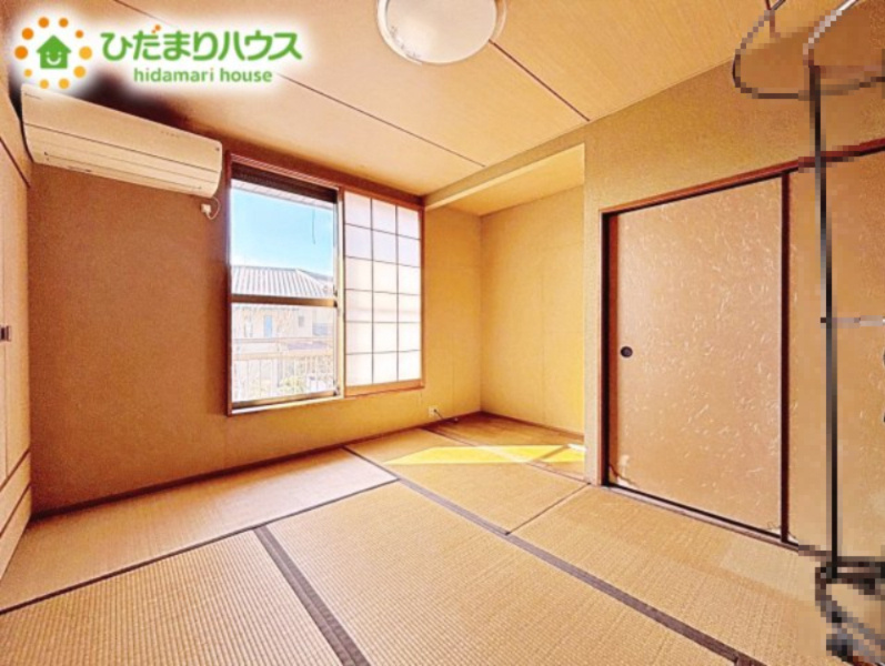 赤ちゃんスペースや客間など、多彩な用途で使用できる和室☆
