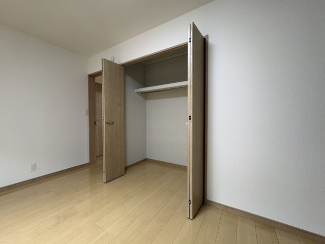 ハンガーパイプにかけられた衣類を一目で確認することができるので、探しているものが見つけやすく、必要なものもすぐに取り出すことができます。