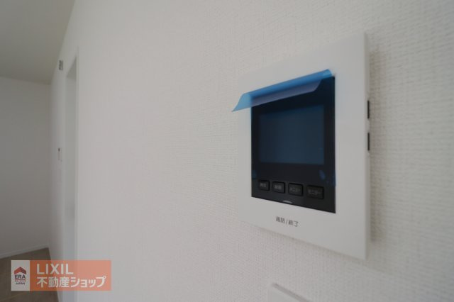 【TVインターホン】現地完成写真。カラーTVインターホン。