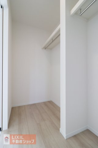 【収納】現地完成写真。しっかり収納がついております！