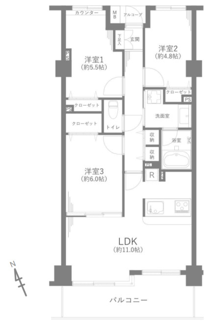 間取り：312001235522