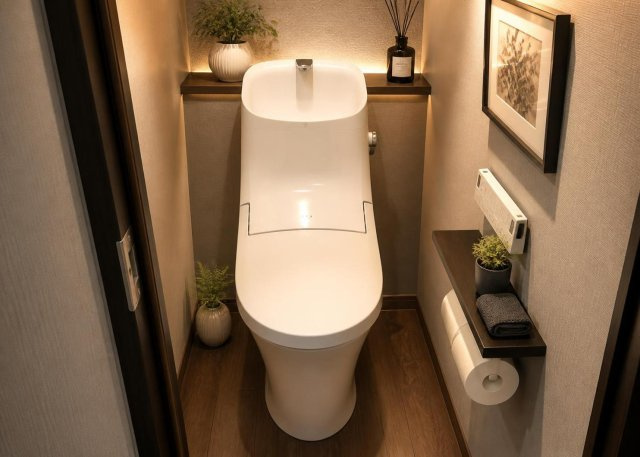 トイレは大きさや形、機能、抗菌性などが異なる多種多彩なタイプが各メーカーから出ています。それぞれに良さがあるため、事前にどういったタイプのトイレがいいのかをご家庭内で決めて、内見に行くといいでしょう。