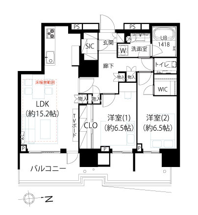 間取り：313004874488
