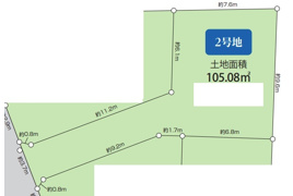 吹田市原町 売土地の間取り