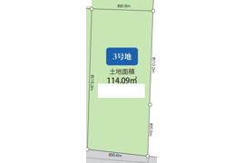 吹田市原町 売土地の間取り