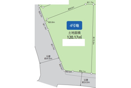 吹田市原町 売土地の間取り
