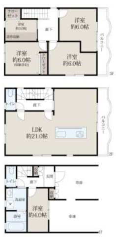 間取り：327001691182