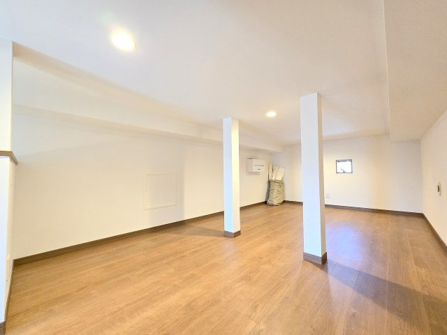 固定階段式の屋根裏収納庫