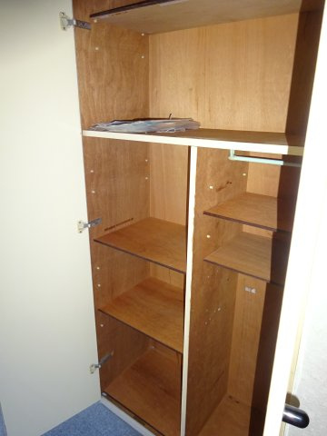 可動棚のシューズボックス付き