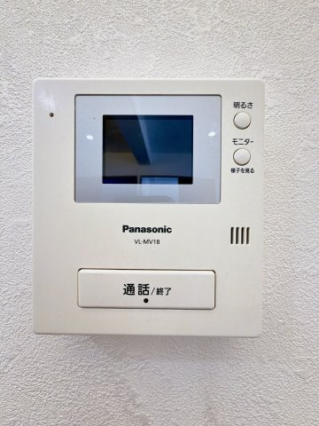 ＴＶモニタ付インタホンでセキュリティ面も安心です！