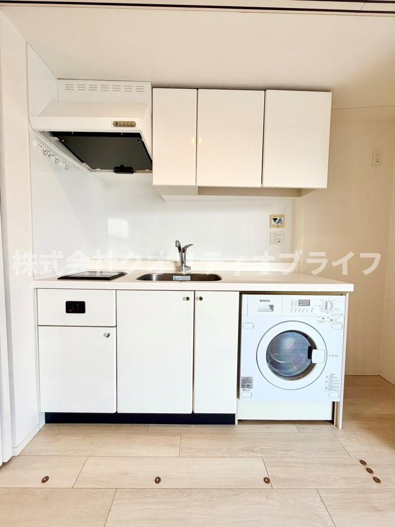1口IHのスタイリッシュなキッチンです
