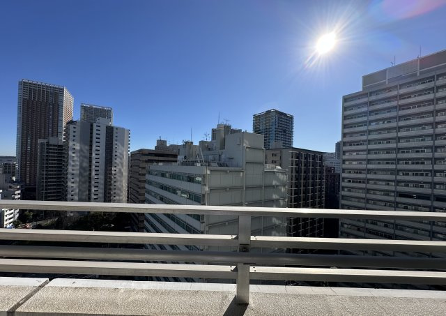 南東側バルコニーからの眺望